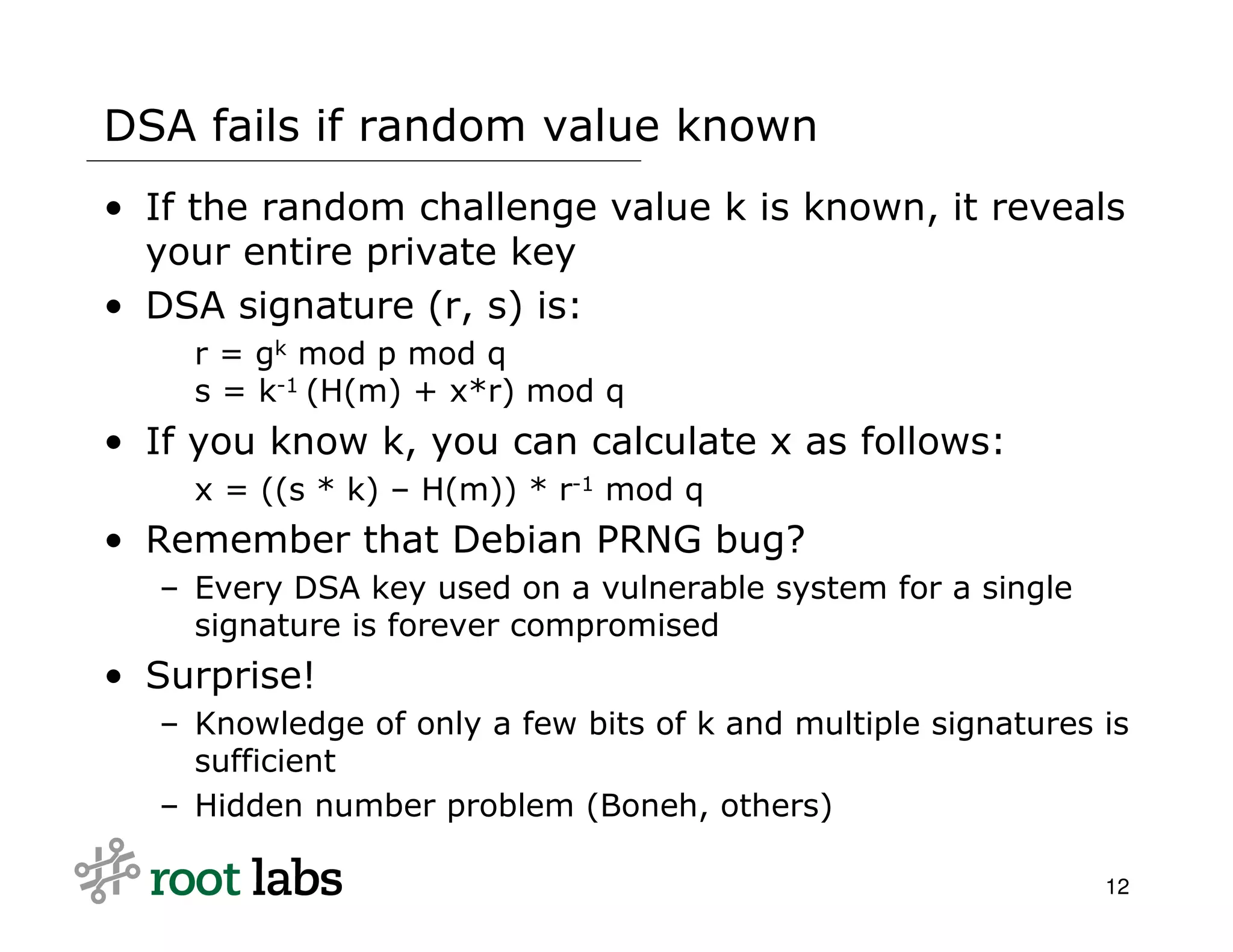 When Crypto Attacks! (Yahoo 2009)