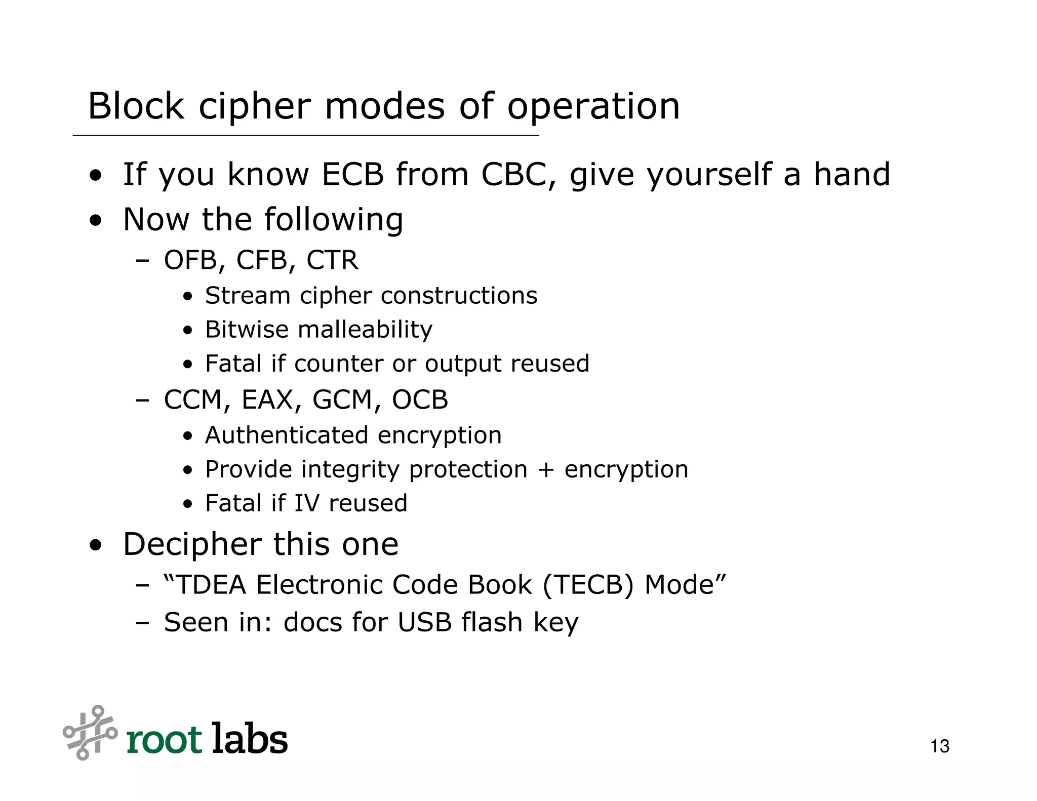 When Crypto Attacks! (Yahoo 2009)