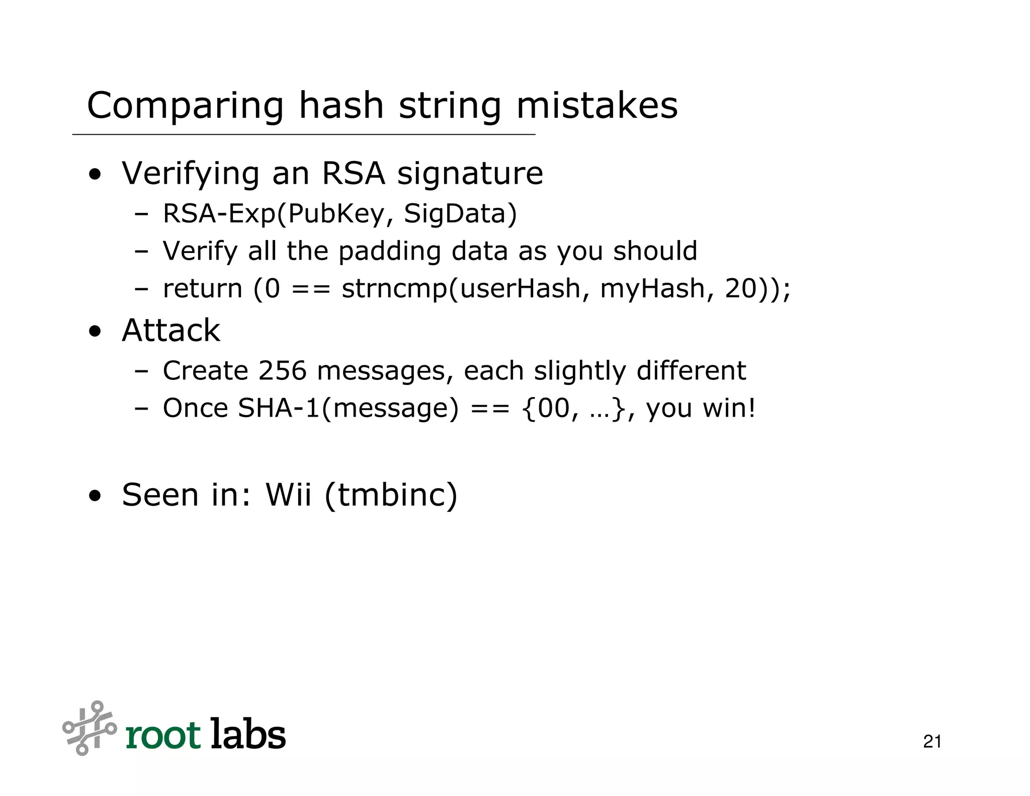When Crypto Attacks! (Yahoo 2009)