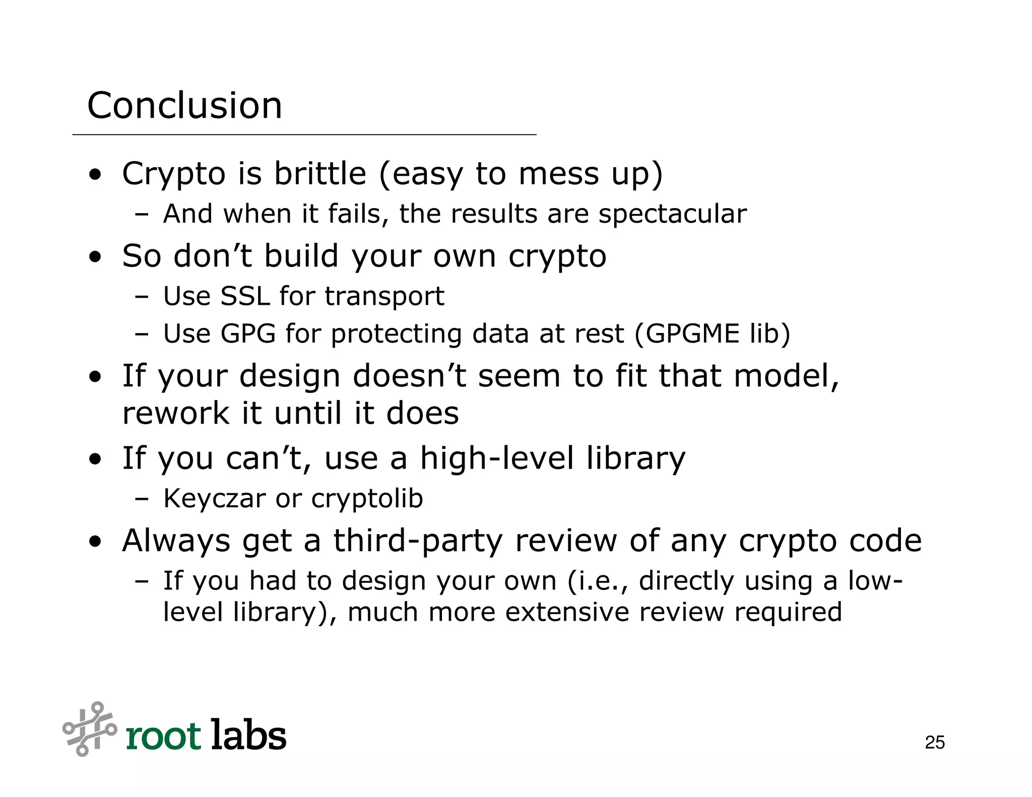 When Crypto Attacks! (Yahoo 2009)