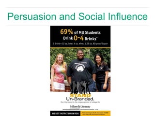 Persuasion and Social Influence 
 