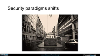 voxxeddays.com/luxembourg/ #voxxeddaysLU
Security paradigms shifts
 