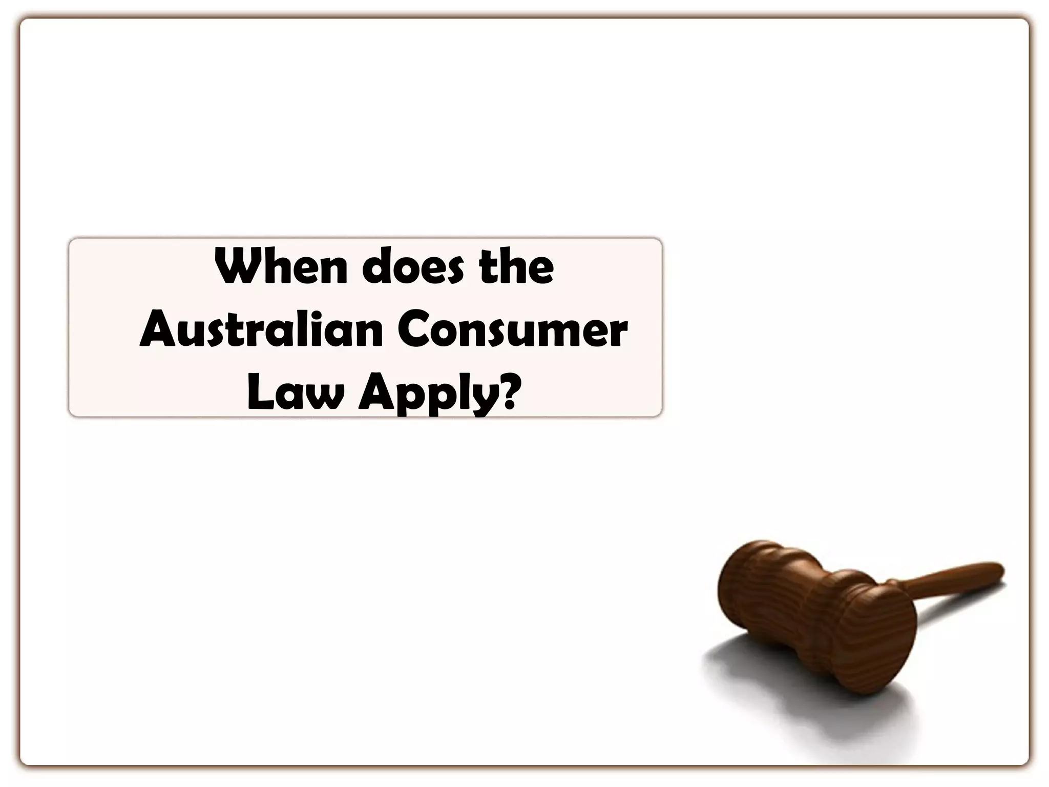 AUSTRALIAN CONSUMER LAW HELP: MYASSIGNMENTHELP | PPT
