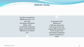 Dex Study When do I use dexamethasone implant.pptx | Free Download
