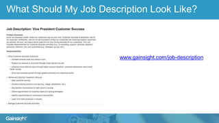 What Should My Job Description Look Like?
www.gainsight.com/job-description
 