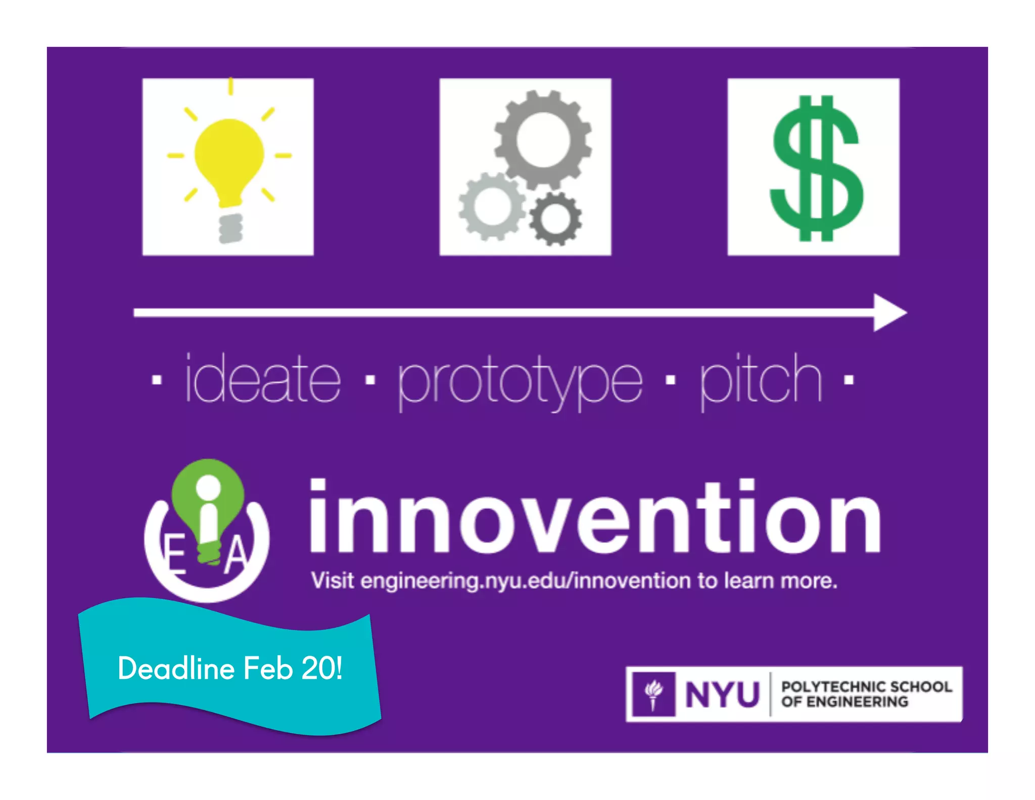 @NYUEntrepreneur51
Deadline Feb 20!
 