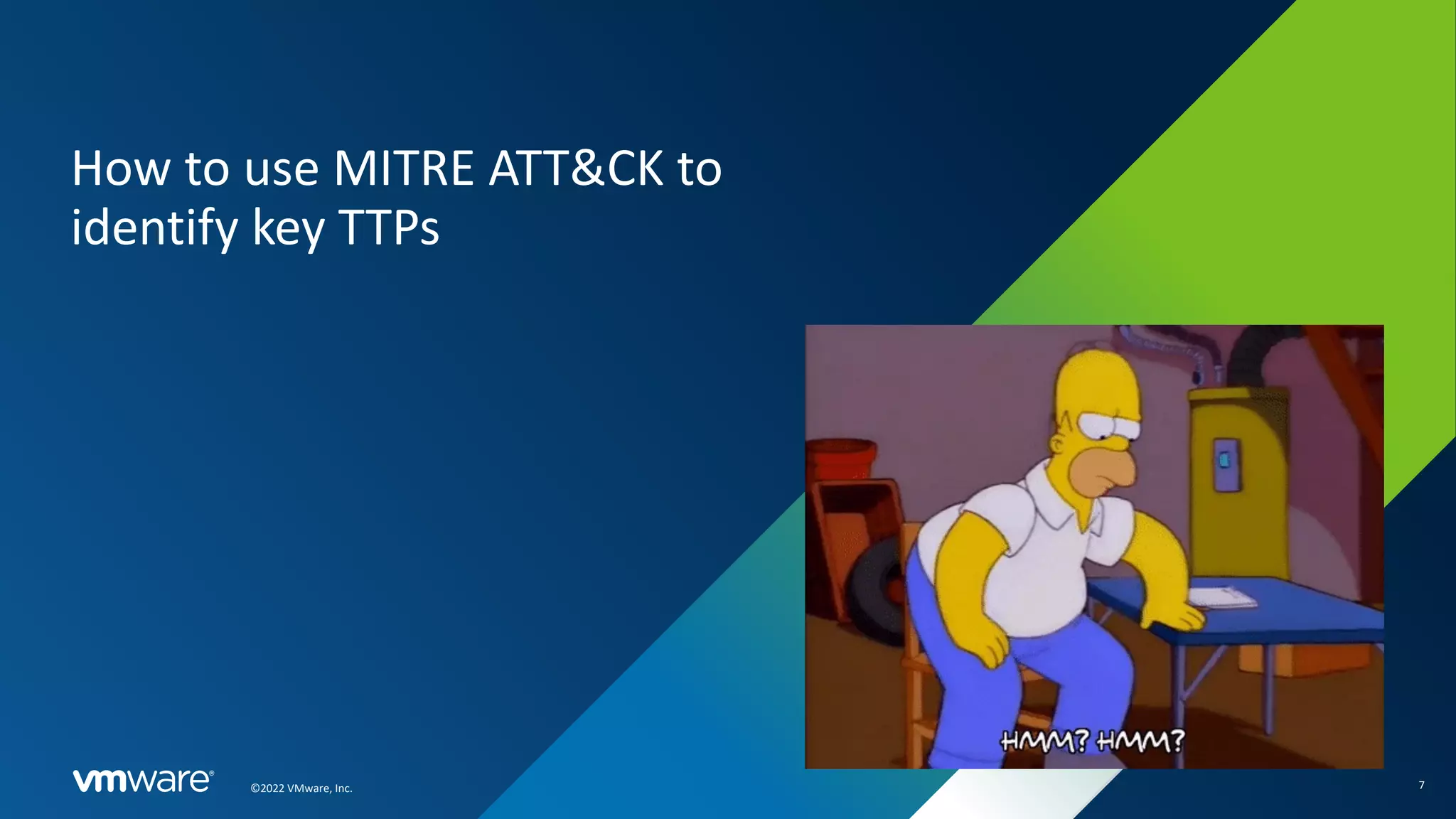7
©2022 VMware, Inc.
How to use MITRE ATT&CK to
identify key TTPs
 