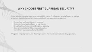 When is the Best Time to Contract with a Security Guard Company in Simi ...