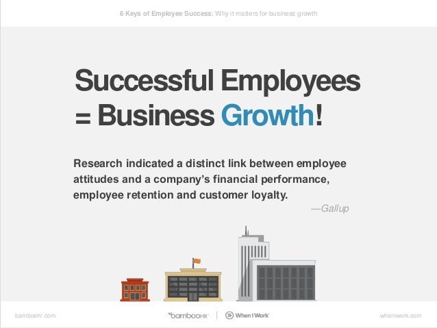 6 keys of employee success