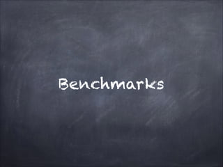 Benchmarks
 