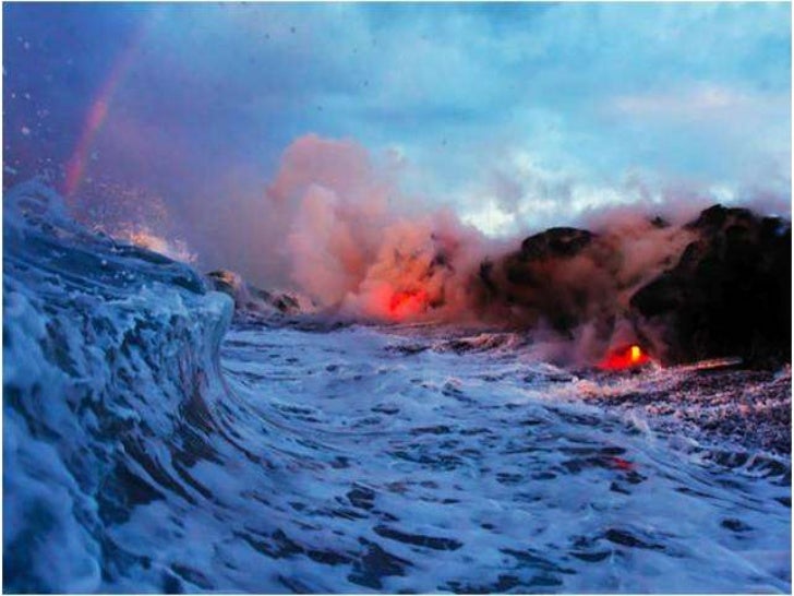 When lava meets water
