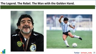Twitter - @niteen_india
The Legend. The Rebel. The Man with the Golden Hand.
21
 