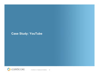 Case Study: YouTube




            © comScore, Inc. Proprietary and Confidential.   30
 