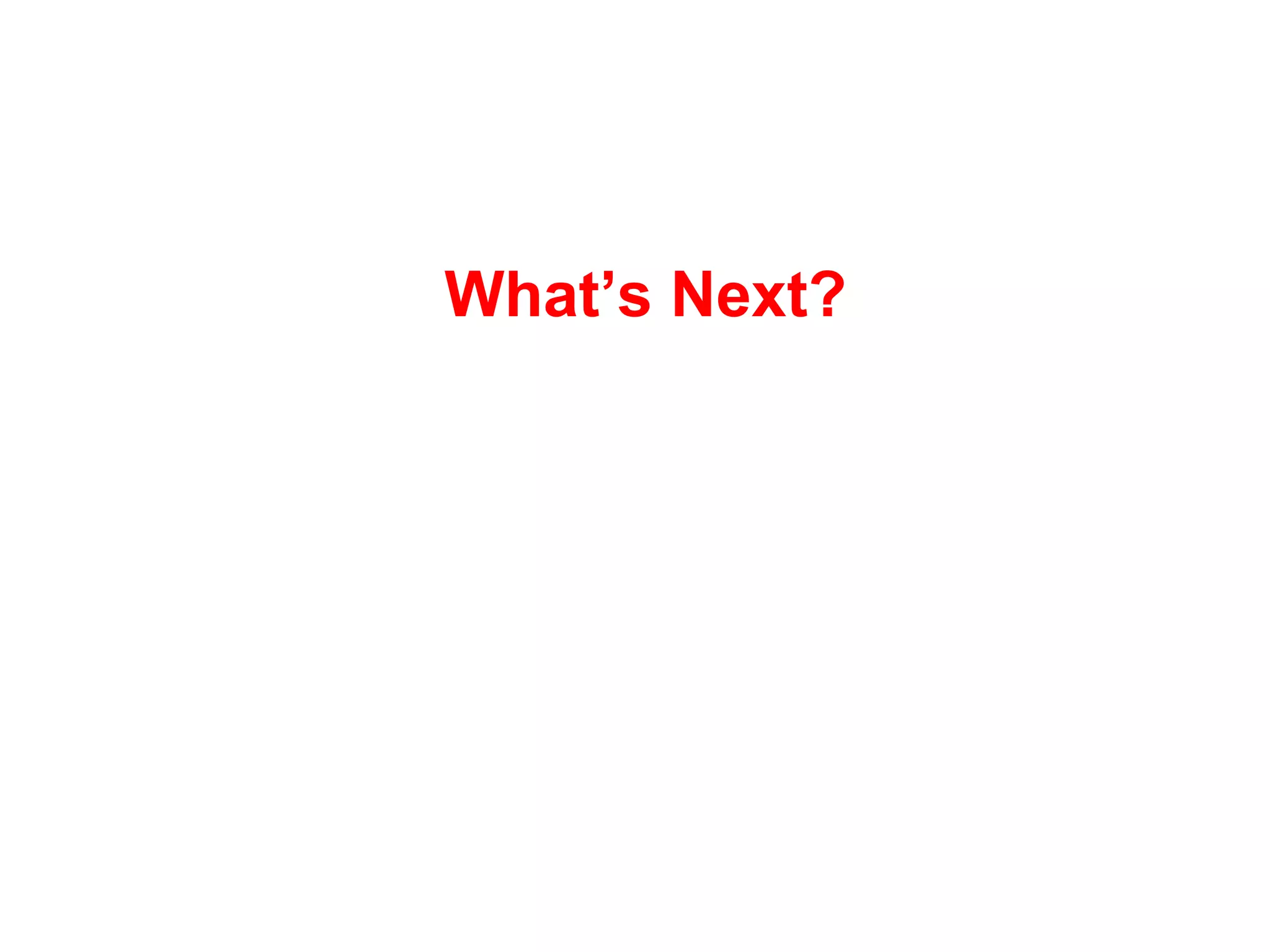 Demo and customer feedback