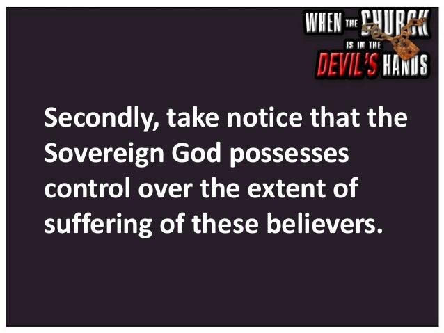When The Church Is In The Devil S Hands