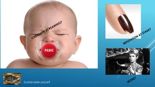 Someone Yelling?
Something Broken?
Not Enough ? More?
…
Sustainable pace?
 