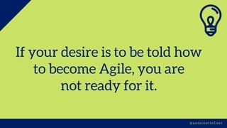 When the Tail doesn't Wag the Dog - Chasing Outcomes rather than Agile ...
