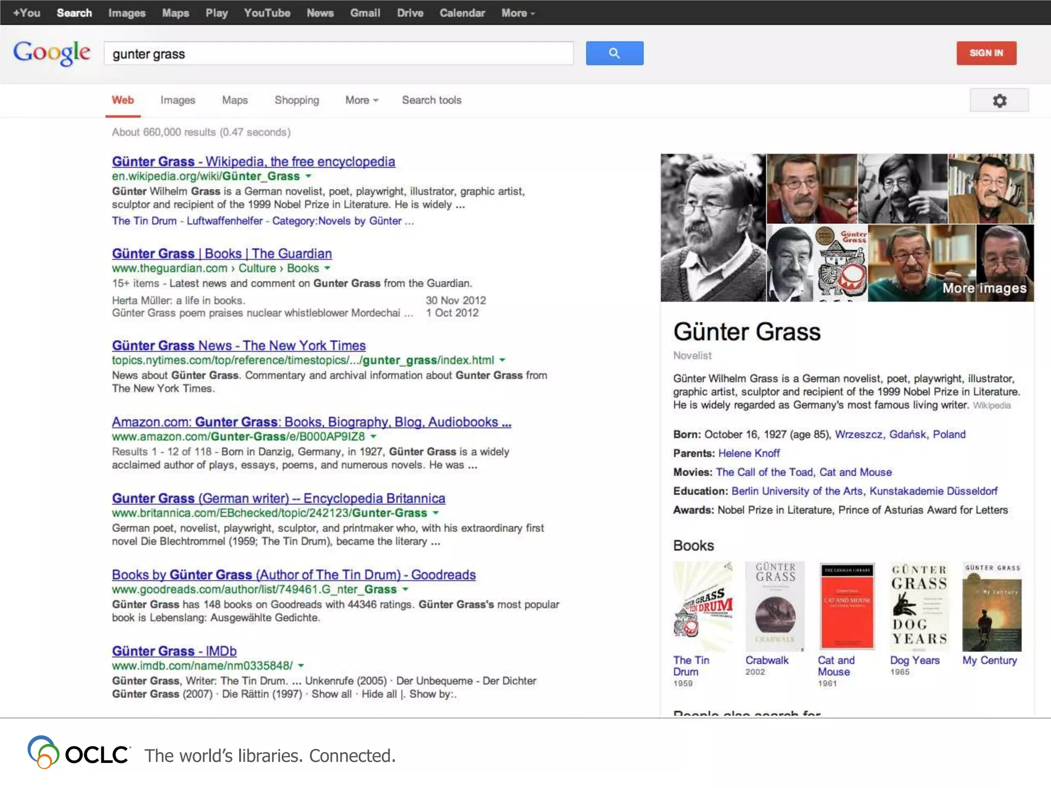 The world’s libraries. Connected.

 