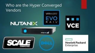 Who are the Hyper Converged
Vendors
 