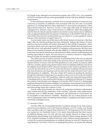 When to Stop Antibiotics in the Critically Ill | PDF