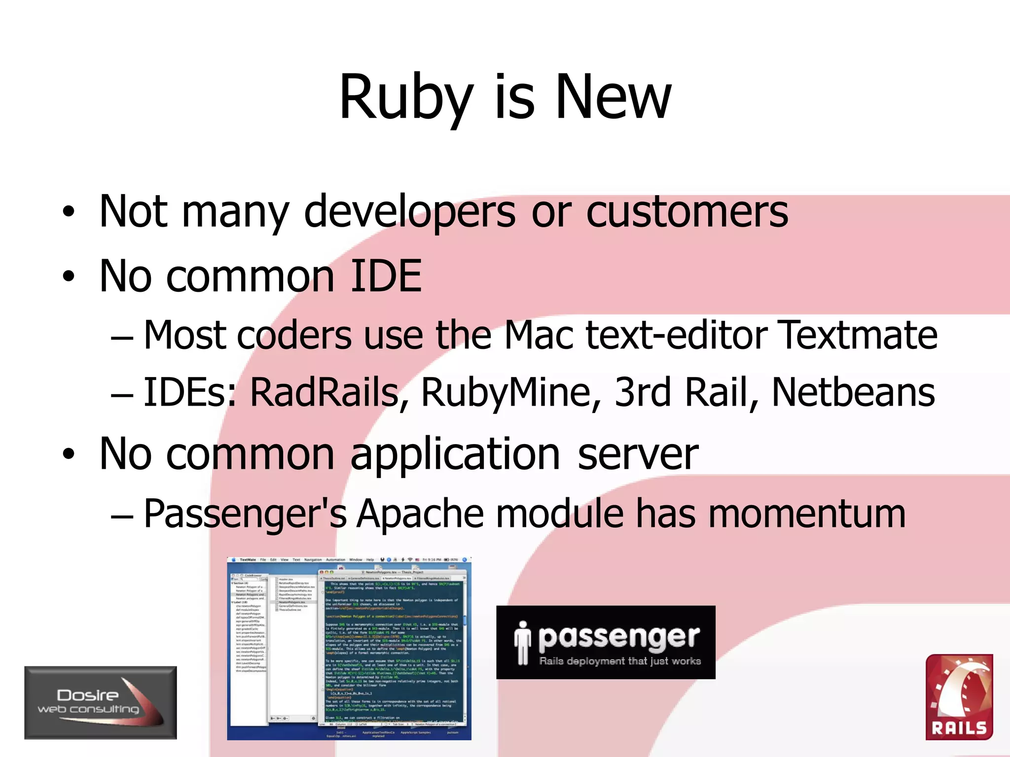 When To Use Ruby On Rails