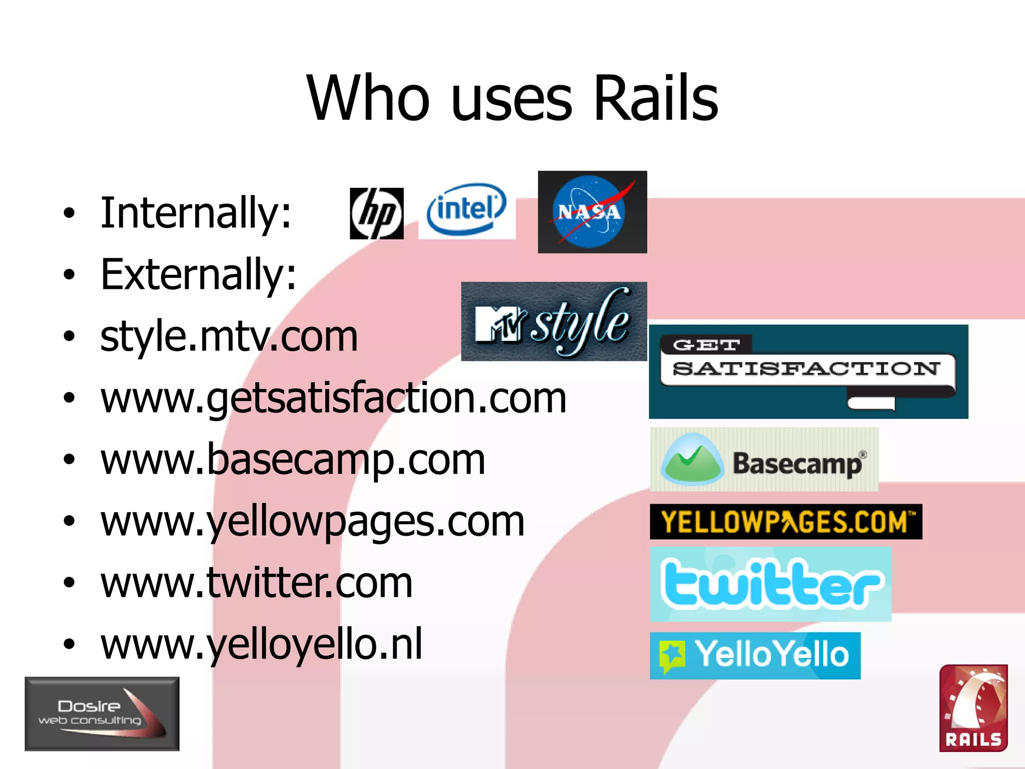 When To Use Ruby On Rails