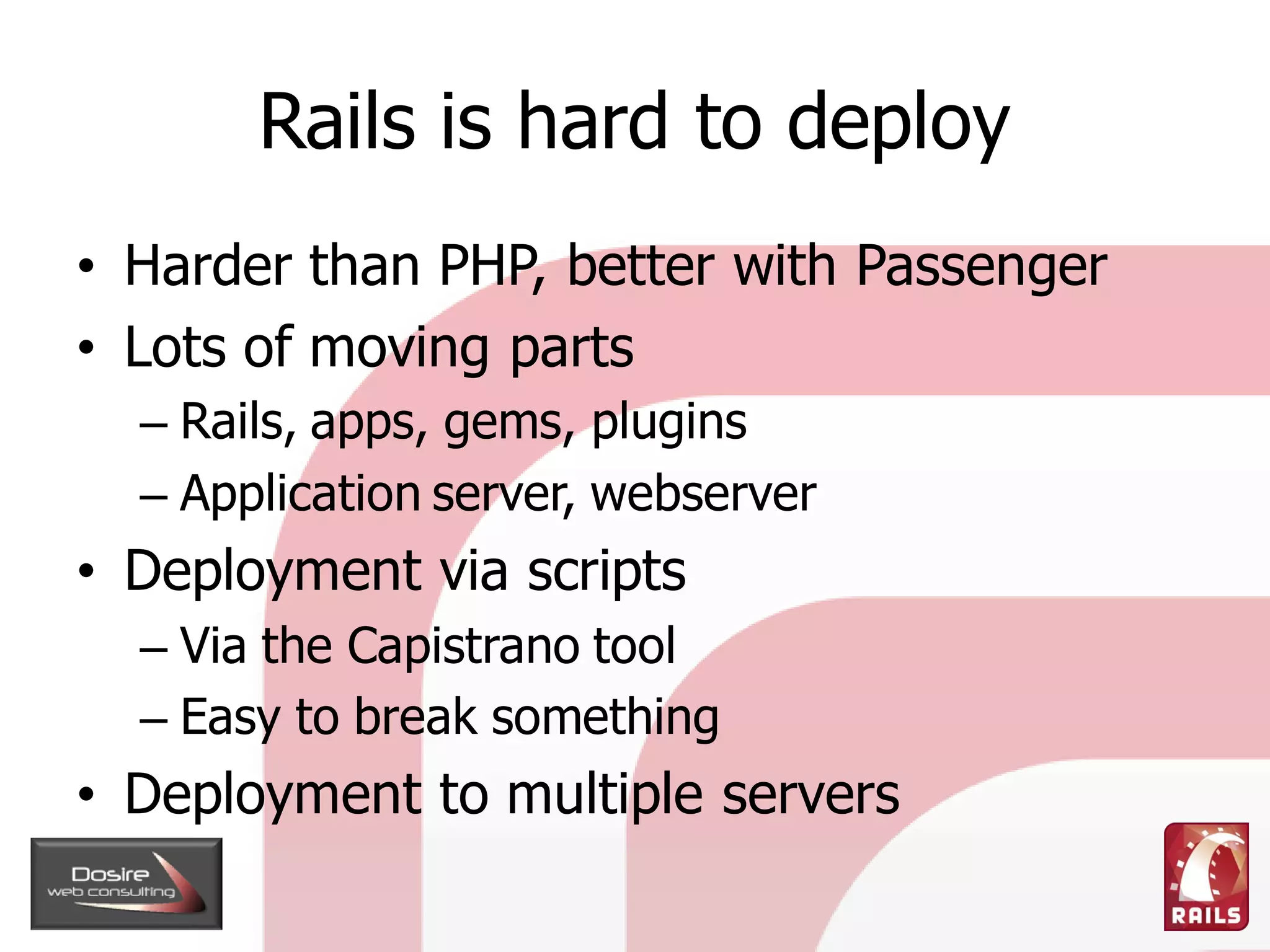 When To Use Ruby On Rails