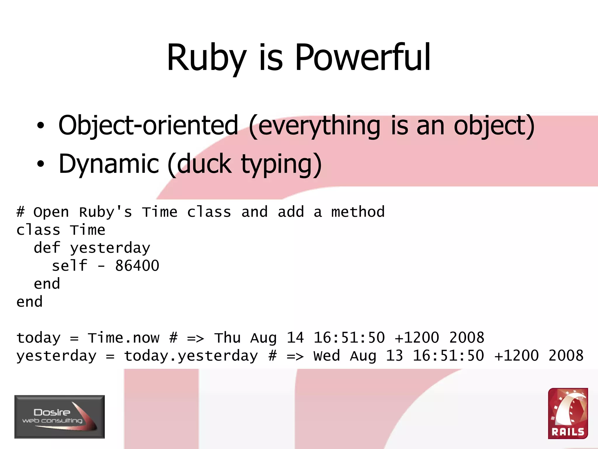 When To Use Ruby On Rails