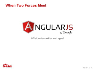 When Two Forces Meet

HTML enhanced for web apps!

29.01.2014

/

2

 
