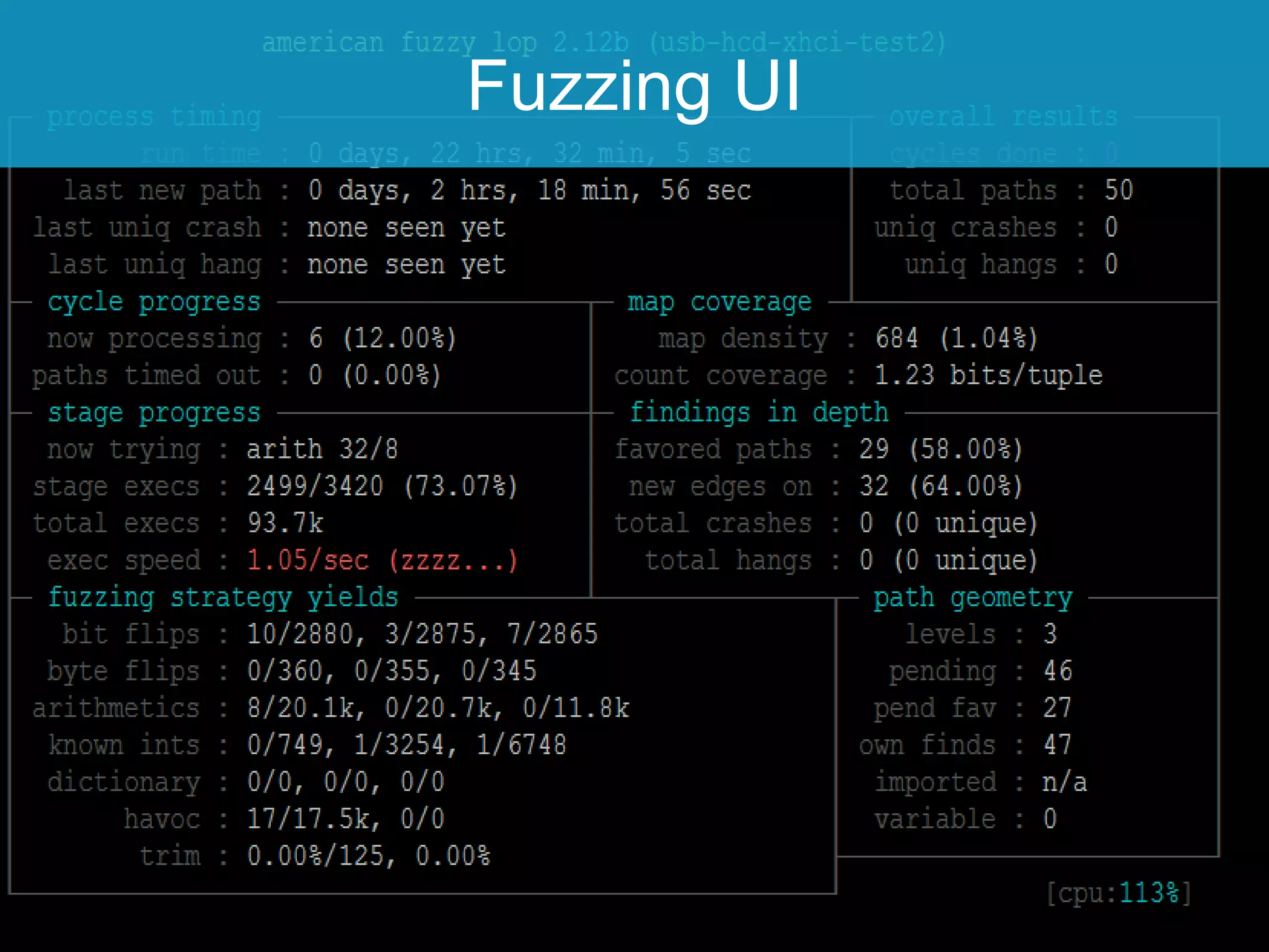 Fuzzing UI
 