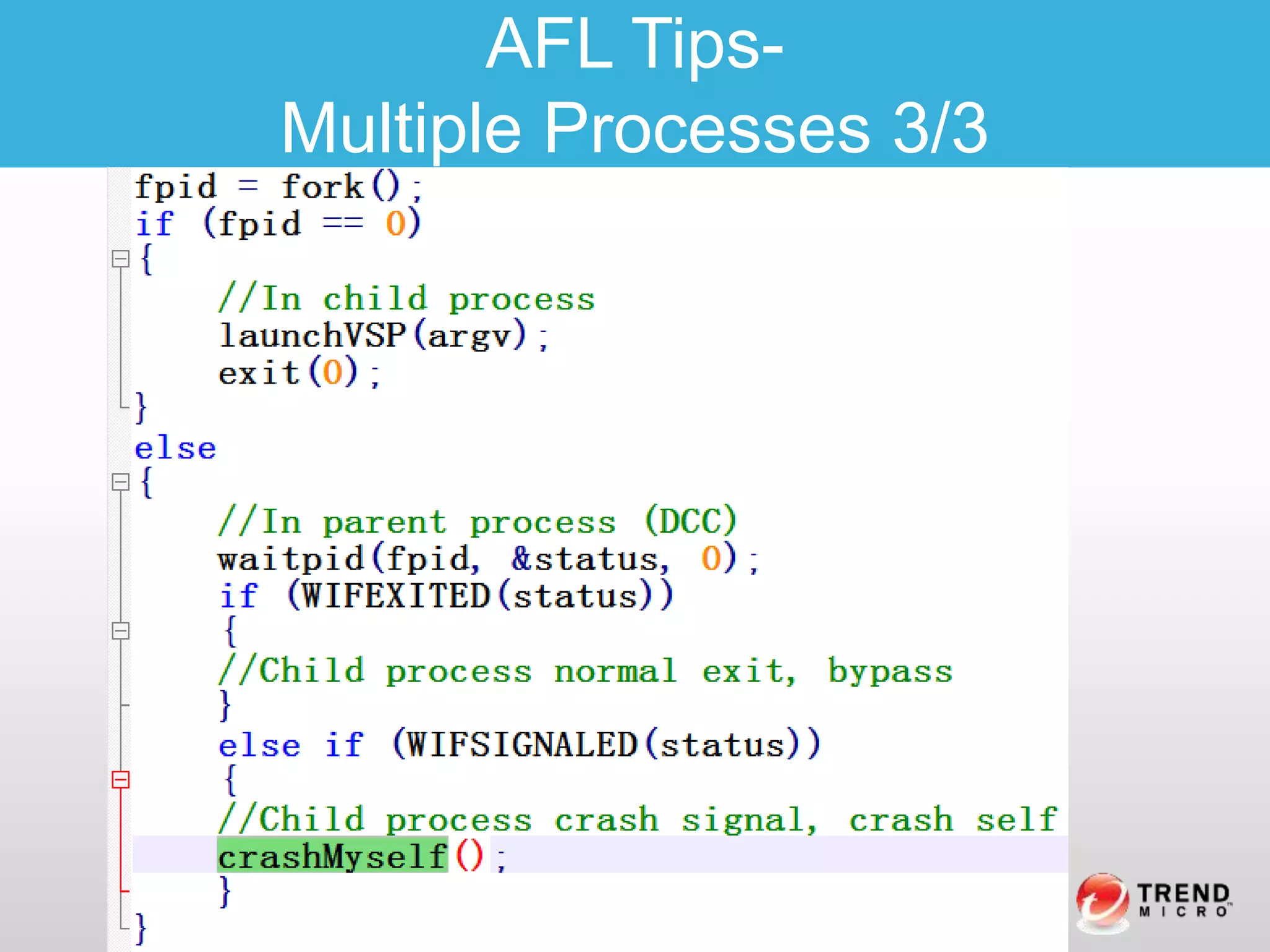 AFL Tips-
Multiple Processes 3/3
 