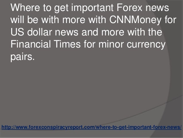 Forex important times
