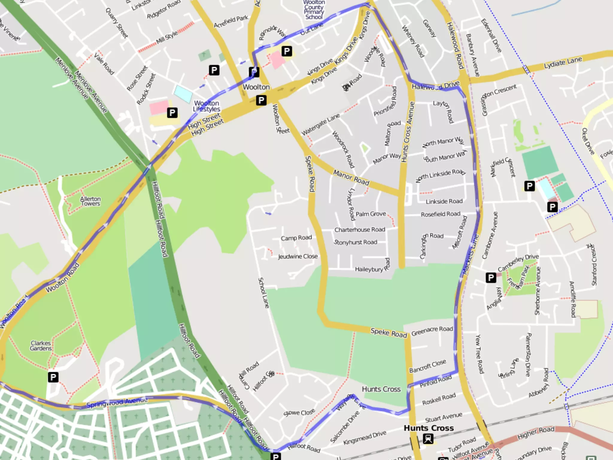 Detailed trace


• Map of running around the block, without
  home shown
 