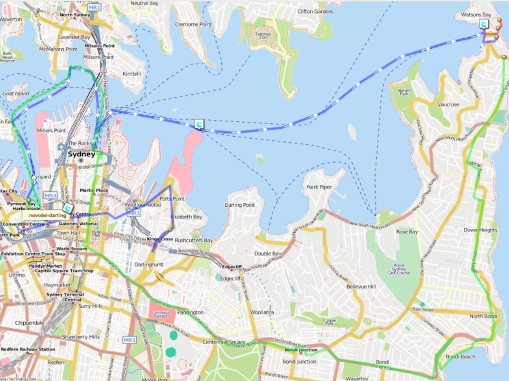 Map of Airlie Beach or
       Sydney
 