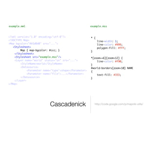 Where2009 - Hacking Map APIs