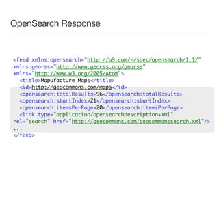 Where2009 - Hacking Map APIs