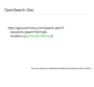 Where2009 - Hacking Map APIs