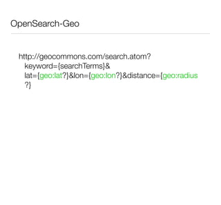 Where2009 - Hacking Map APIs