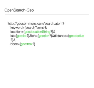 Where2009 - Hacking Map APIs