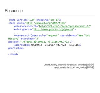 Where2009 - Hacking Map APIs