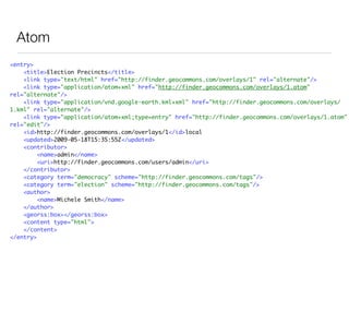 Where2009 - Hacking Map APIs