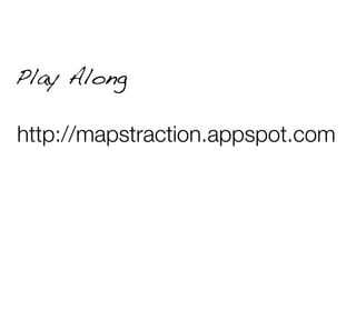 Where2009 - Hacking Map APIs