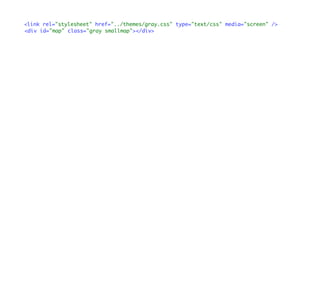Where2009 - Hacking Map APIs