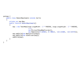 Where2009 - Hacking Map APIs