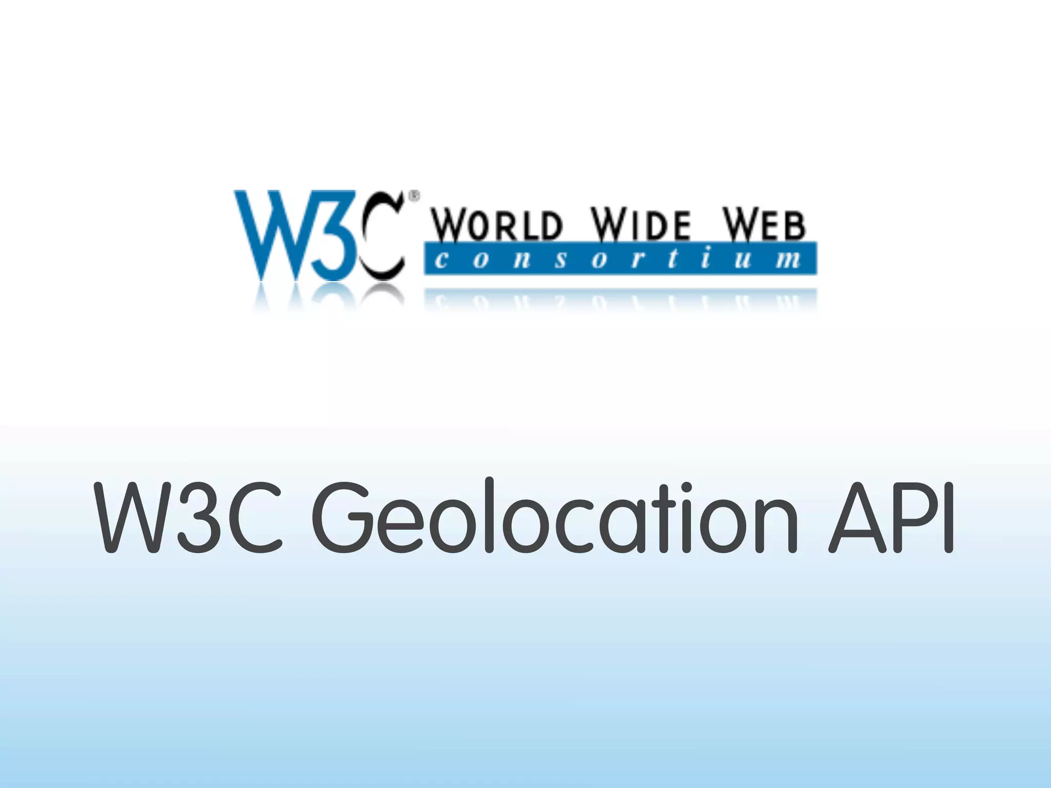 Where 2.0 2009 - Location on the Web