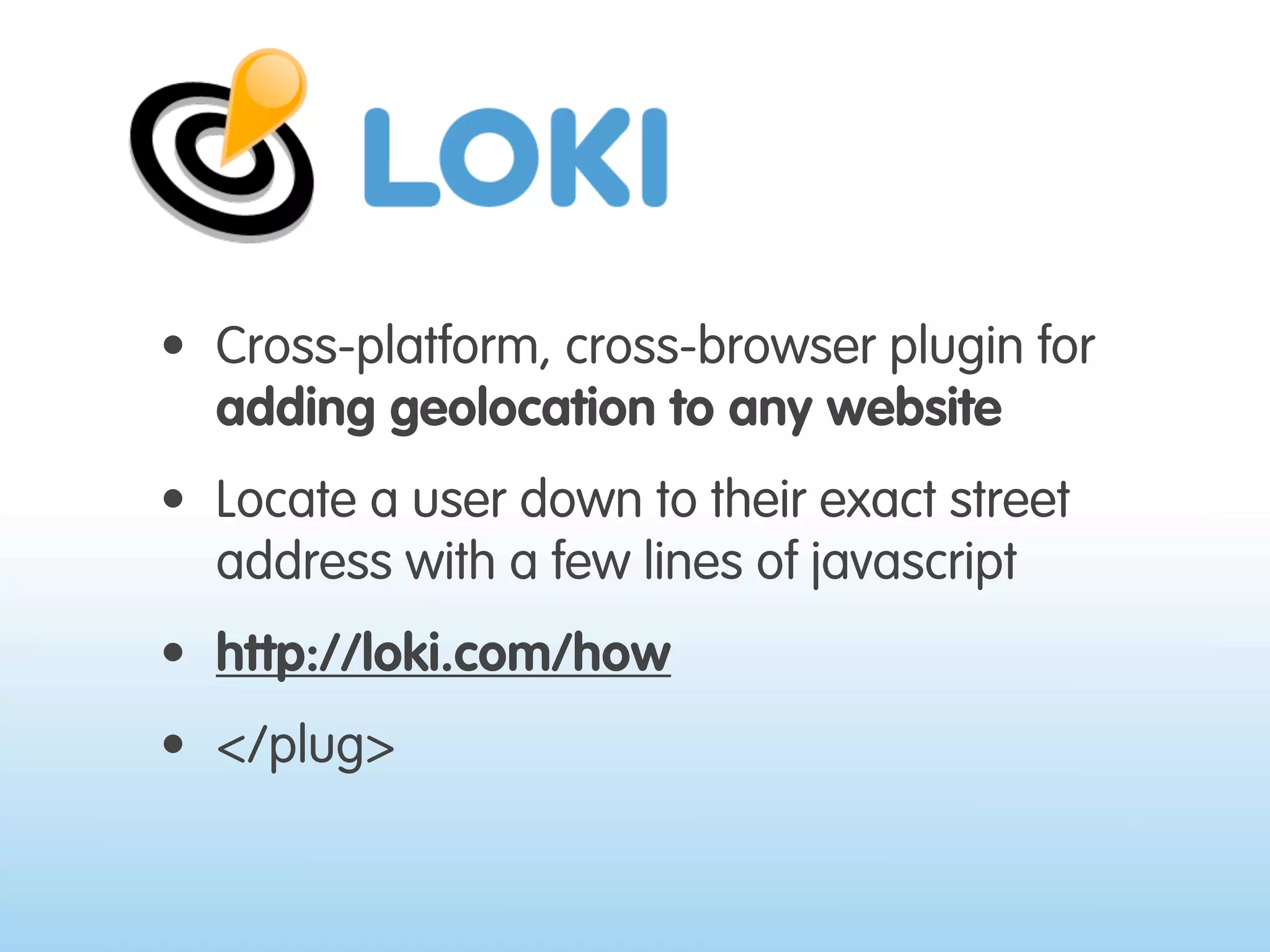 Where 2.0 2009 - Location on the Web