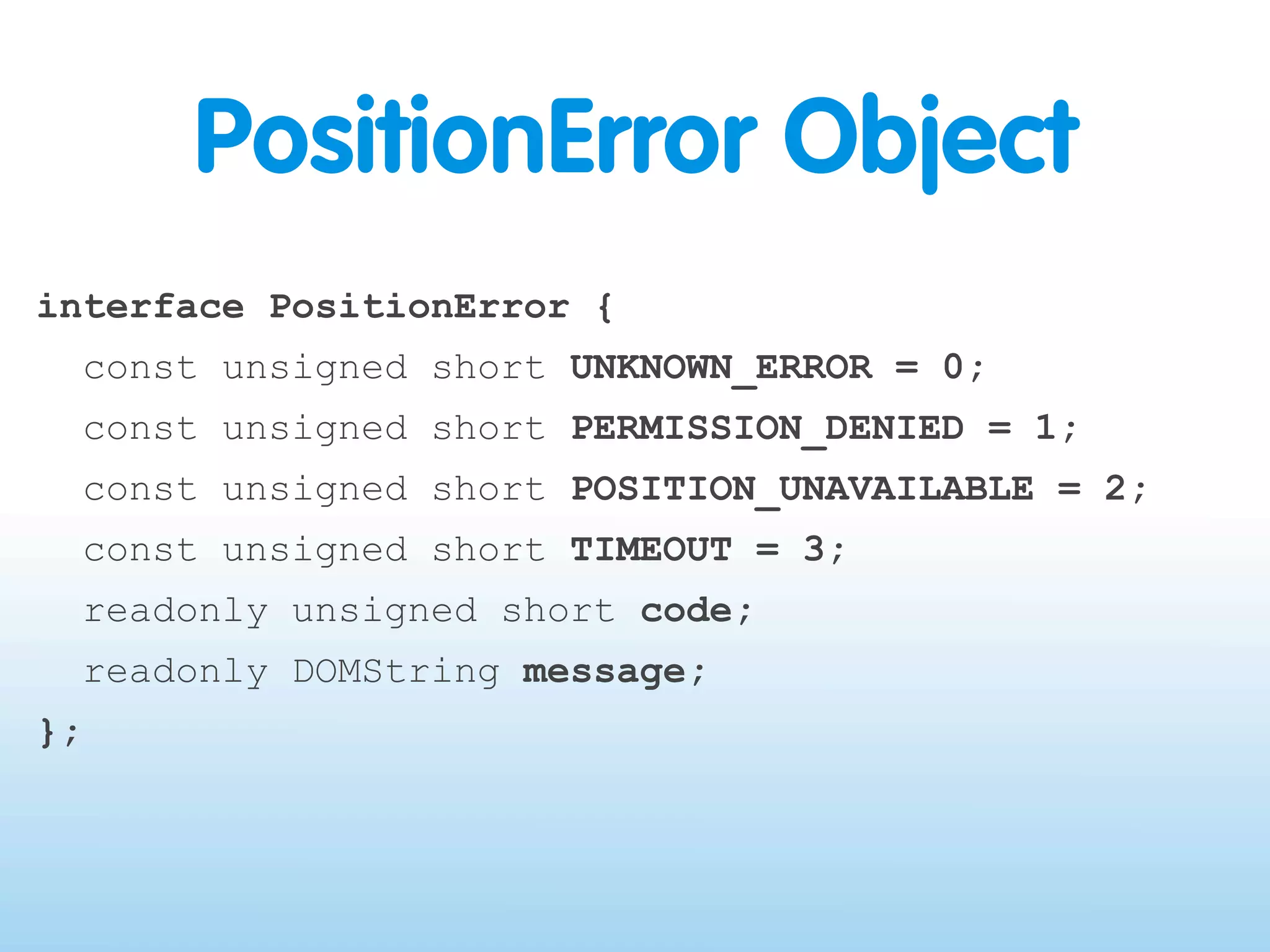 Where 2.0 2009 - Location on the Web