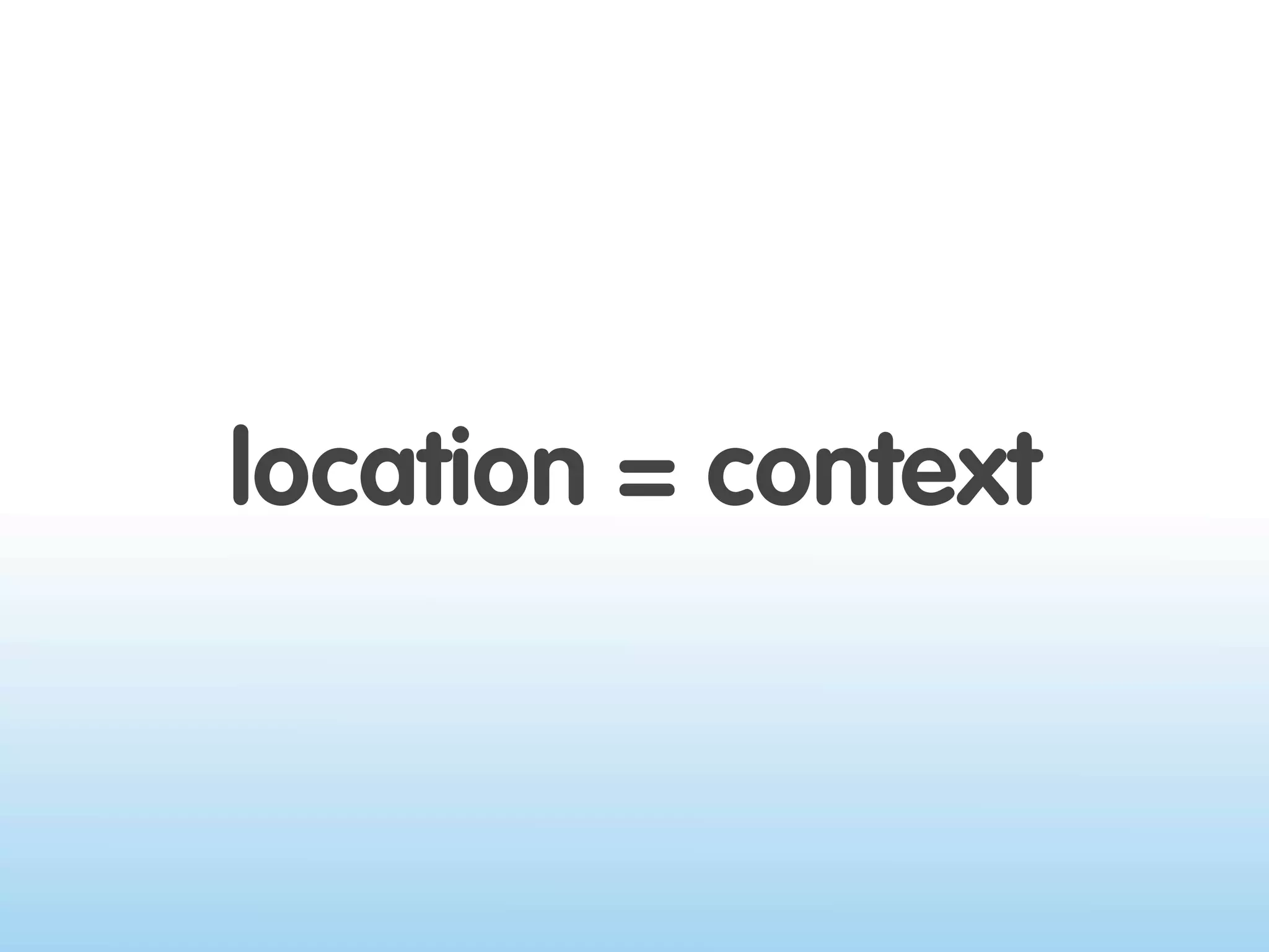 Where 2.0 2009 - Location on the Web