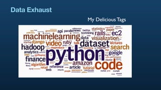 Data Exhaust
               My Delicious Tags
 