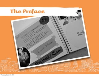 The Preface




Thursday, March 17, 2011
 